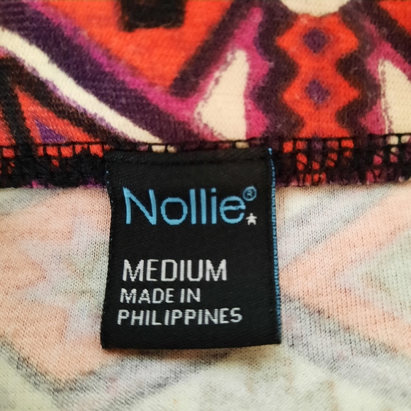 Nollie Aztec Print womens Miniskirt size medium soft - Picture 3 of 5